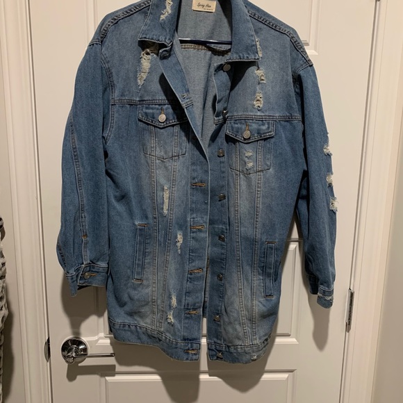 Oversized jean jacket - Picture 2 of 2